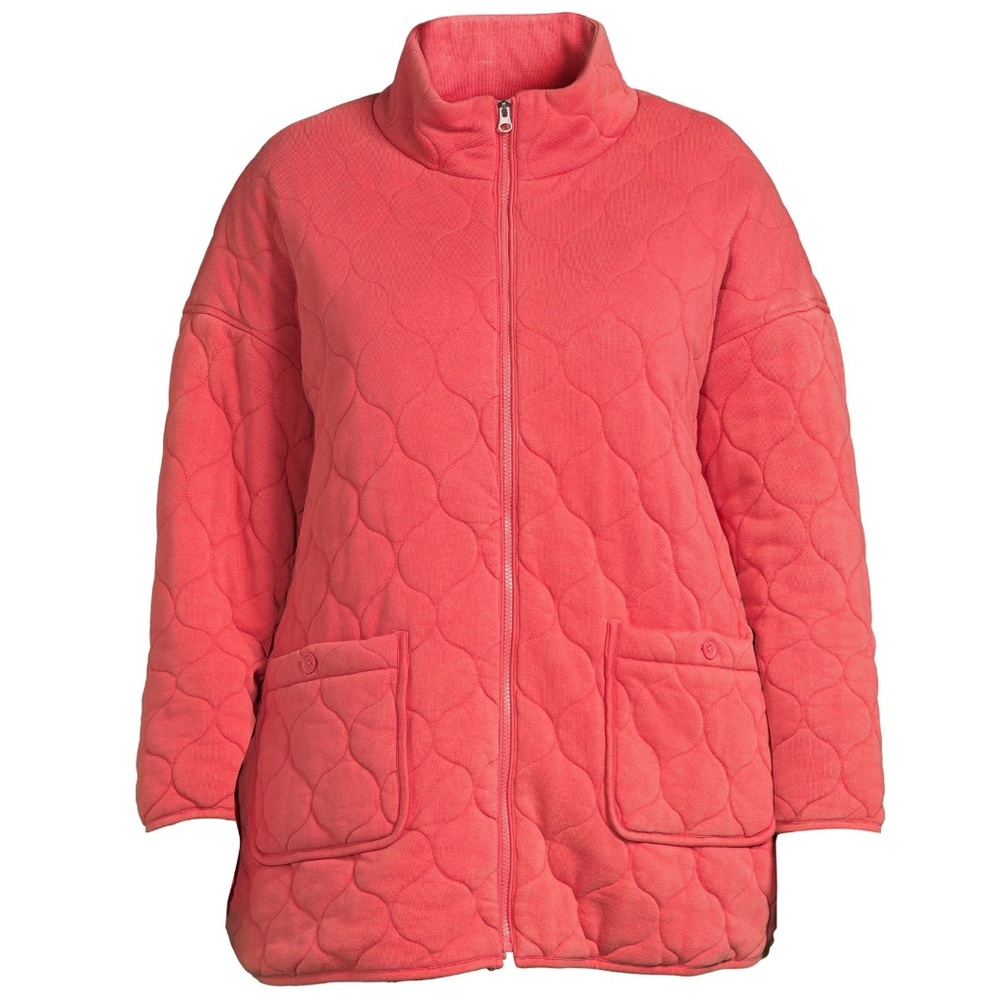 Pink Coral Quilted Jacket